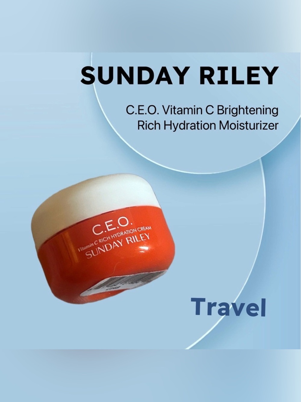 🇺🇸🆕NWOB SUNDAY RILEY | TRAVEL | Premium C.E.O. Vitamin C Brightening Moisturizer
